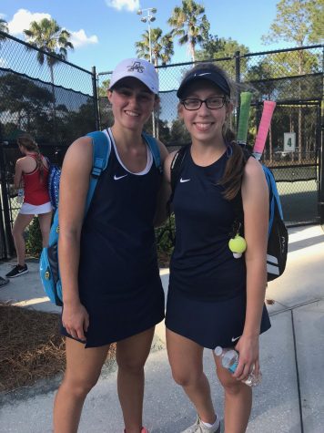 This will be Lauren Harris's ('19) last season playing on the AHN tennis team.