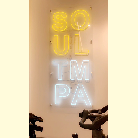 SoulCycle prides itself on being "the only class you can do with your eyes closed." They urge riders to disconnect completely, leaving phones behind and immersing themselves in the experience.
