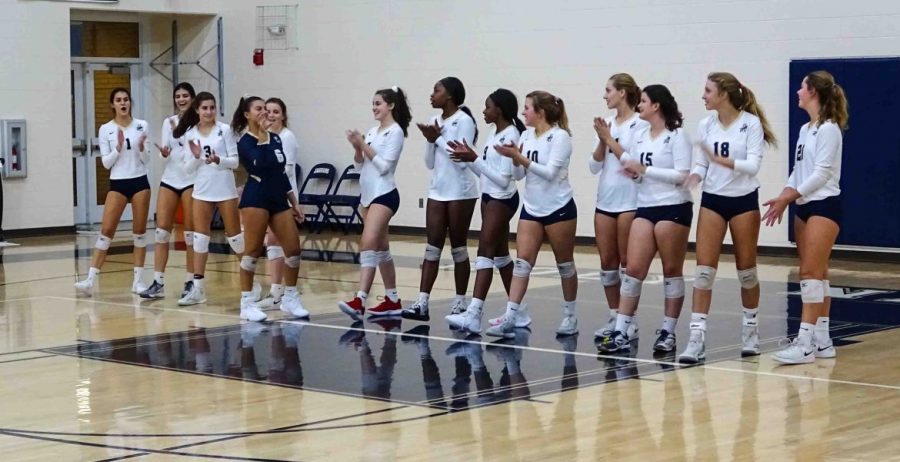 The Academy’s Volleyball team had more away games this season. 
