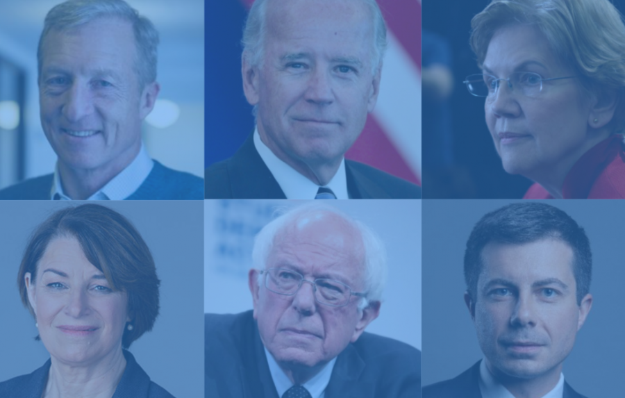 There were no candidates of color on Tuesday night's stage, making the debate the whitest of the seven.