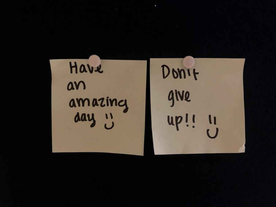 As mentioned in a previous article written by Adriana James-Rodil, these notes have been posted around AHN’s campus by anonymous girls, meant to make peoples' day a little brighter. 