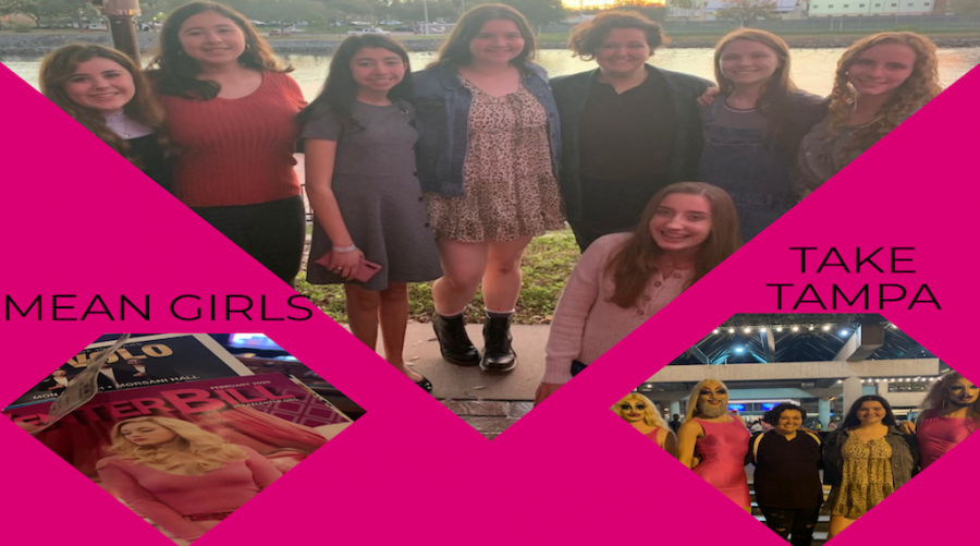Mean Girls played at the Straz Performing Arts Center on February 19,2020, with the Academy Girls of the theatre club at the pre-show. 