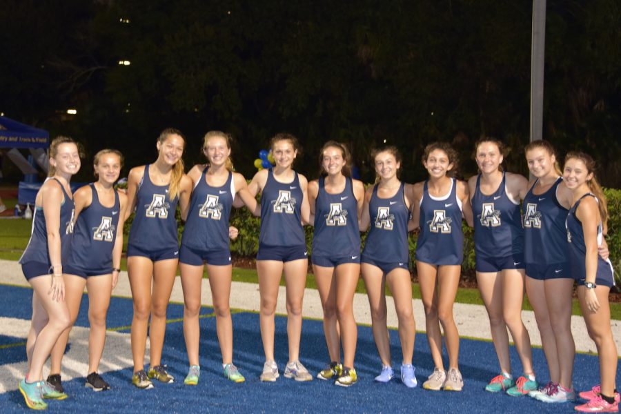 Pictured above is the Academys 2020 Cross Country team celebrating  their senior night at Jesuit High School. 