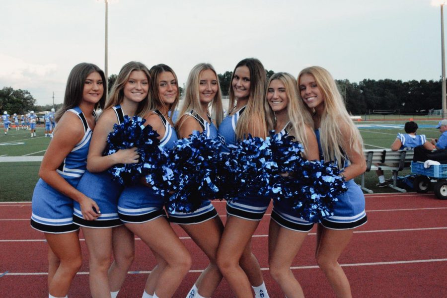 The Junior Cheerleaders were thrilled to be in the semi-finals and were ready to win. 
