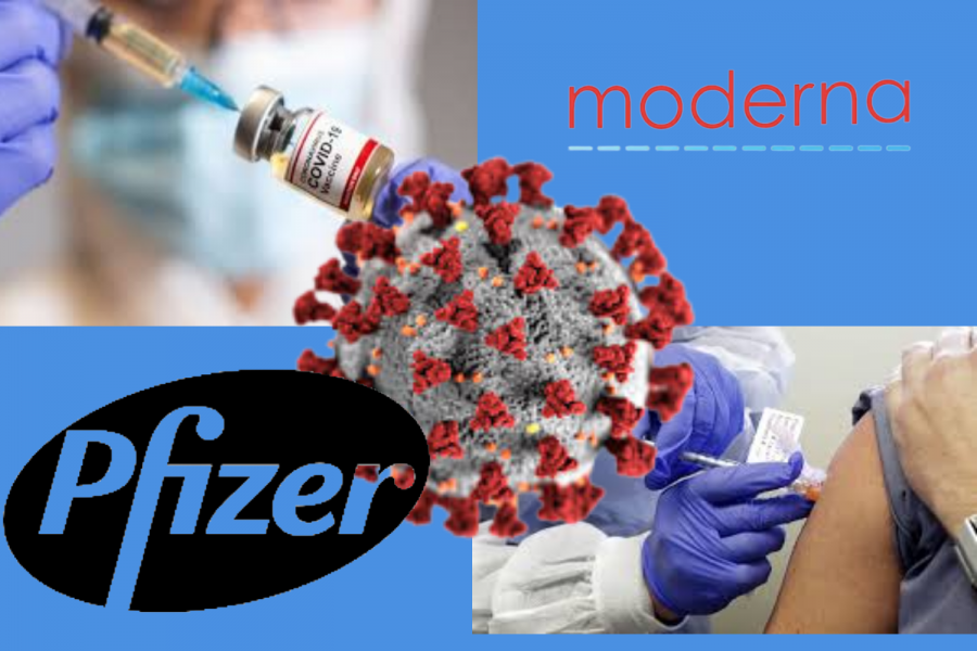 There are two companies that produce COVID-19 vaccines which are approved for use right now, Pfizer and Moderna. 