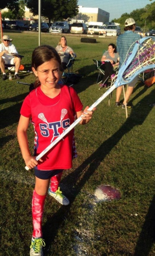 Pyne is pictured at one of her first lacrosse practices for South Tampa Sticks. STS is a local club lacrosse team offered for both boys and girls ranging between the ages of 8 and 14. 