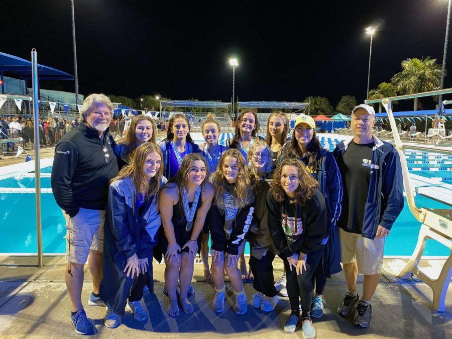 You guessed it, another team picture. This was taken at the end of the meet, and while we were all exhausted, everyone was really proud of the girls for their determination to perform well. 
