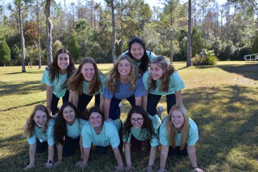 The peer ministry class is a group of seniors that organize the freshman retreat. They prepare speeches, come up with fun games, and find a way to make the day as meaningful as possible. 