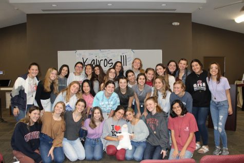 Mission and Ministry Faith Coordinator Patrick Phelan says, “I was so excited that Kairos was able to happen this year, especially off campus. Kairos means God’s time and the goal of the retreat was for our students to experience God in an impactful way.