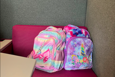 The seniors decided to get childlike backpacks in reminiscence of their kiddie memories before they move onto a new stage of life in college.