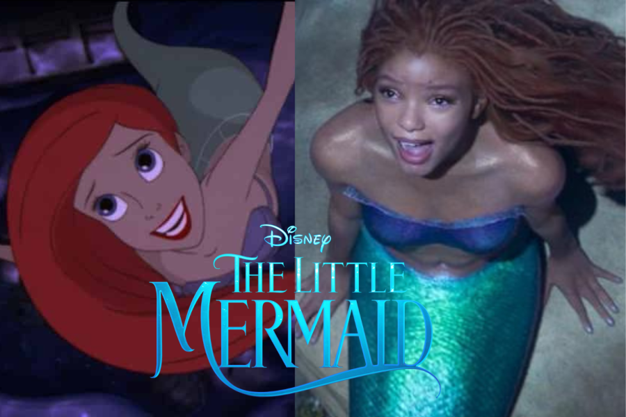 Halle Bailey dons brown-red hair as Ariel in Disneys new live-action The Little Mermaid.