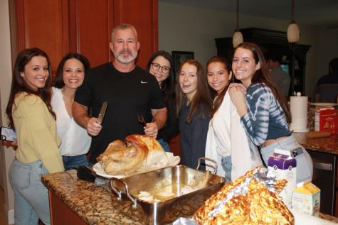 Senior staff writer Maddie Hines celebrated Thanksgiving with her family.
