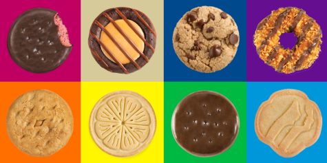 Millions of Girl Scout cookies are sold every year. 