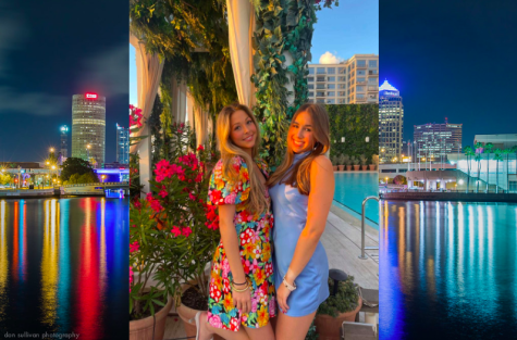Photographed is Maggie Smith (A23) and Ava Politz (A23) enjoying an evening at the new Tampa Edition. 