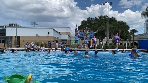 Class of 2022 during the annual end of the year senior run and jump in the pool.
Photo Credits: Melissa Cox (Used with Permission)