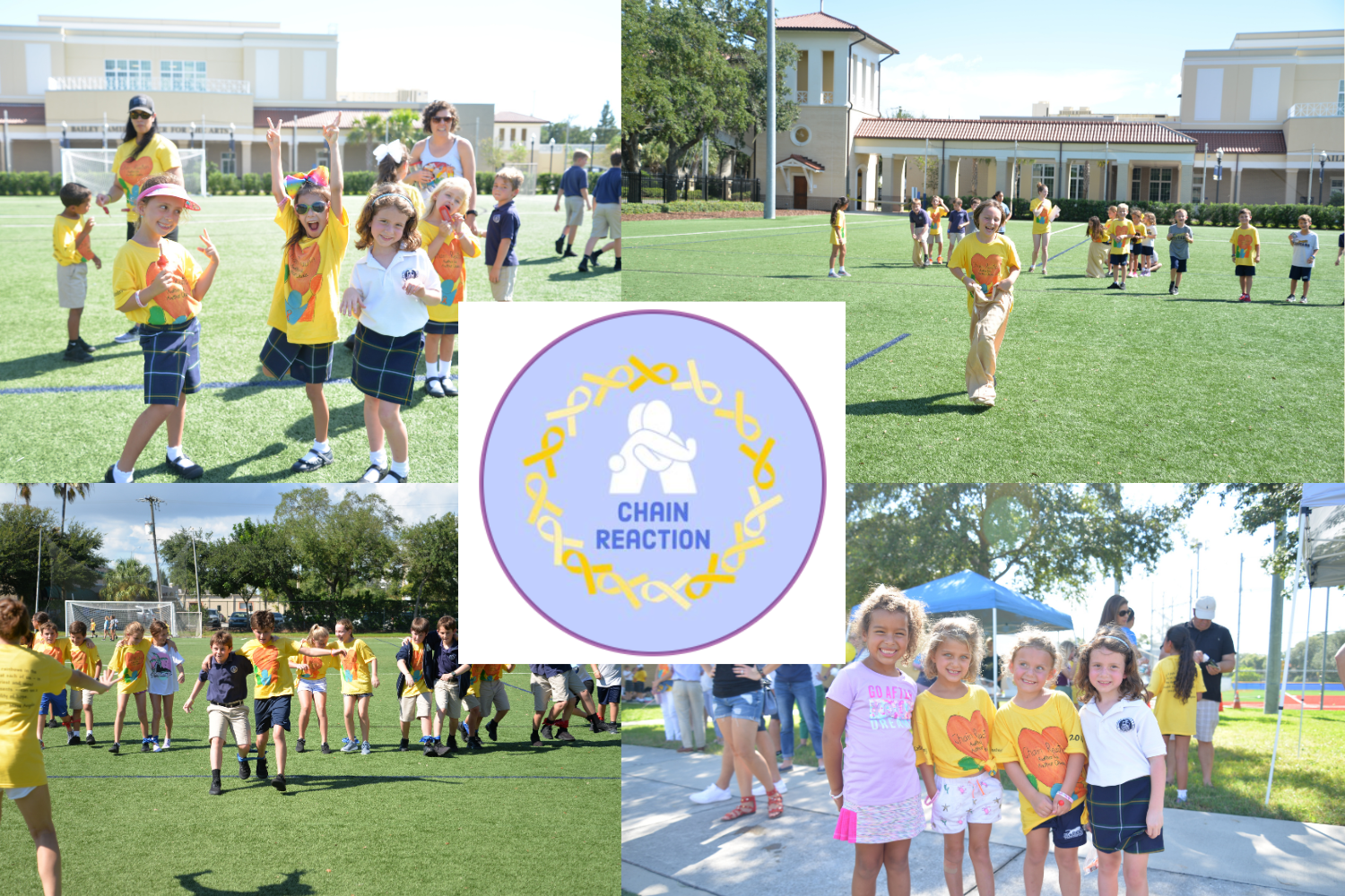 Chain Reaction field day will be held on September 15th with fun games and delicious food.   