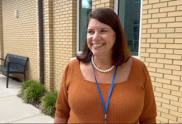 AHN Principal Jeane McNamara always greets students and faculty with a smile.