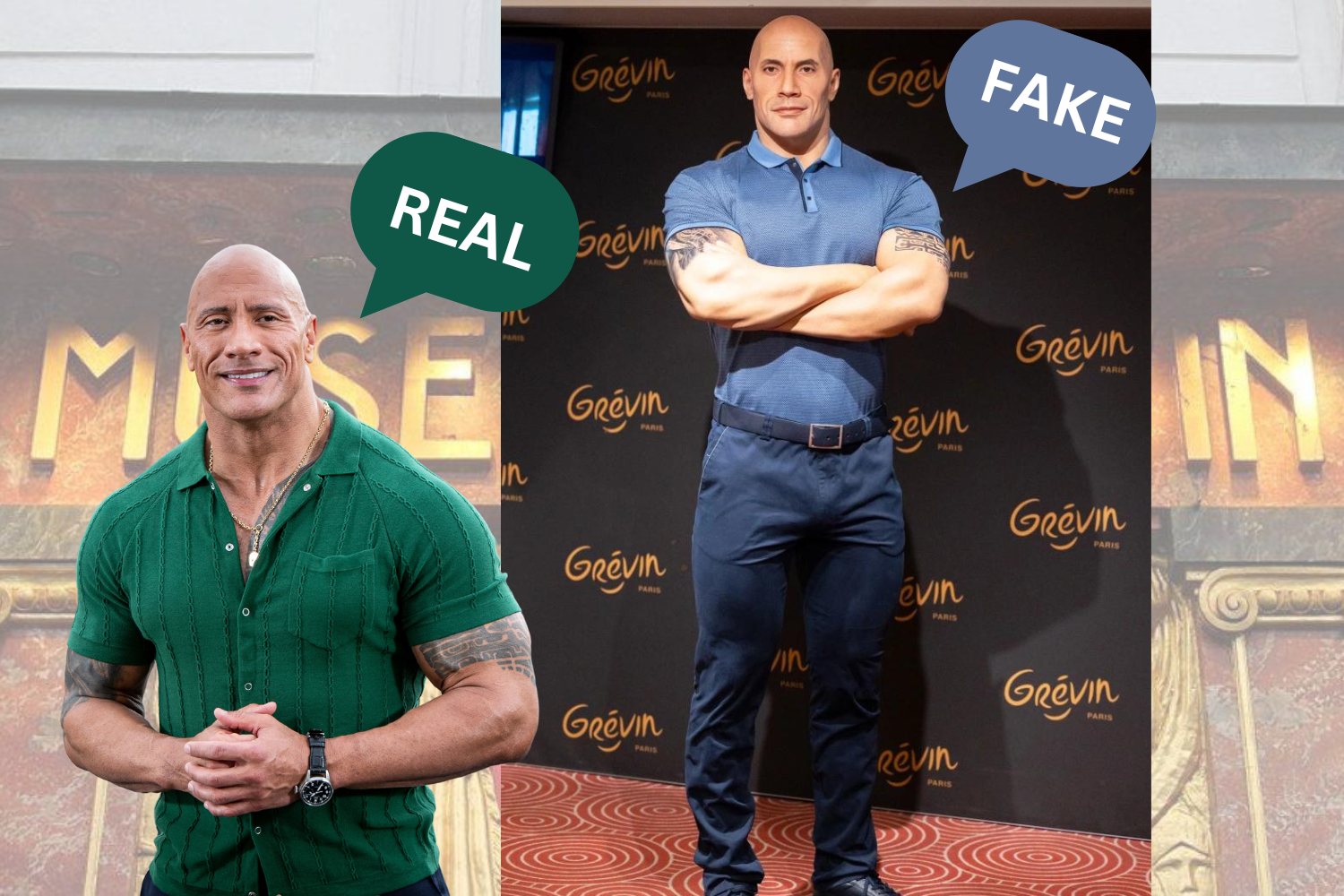 Internet Is Split After French Museum Unveils A Brand New Dwayne 'The Rock'  Johnson Wax Figure