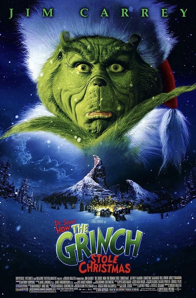  Jim Carrey, who portrayed the Grinch, spent a total of 92 days in Grinch makeup during filming