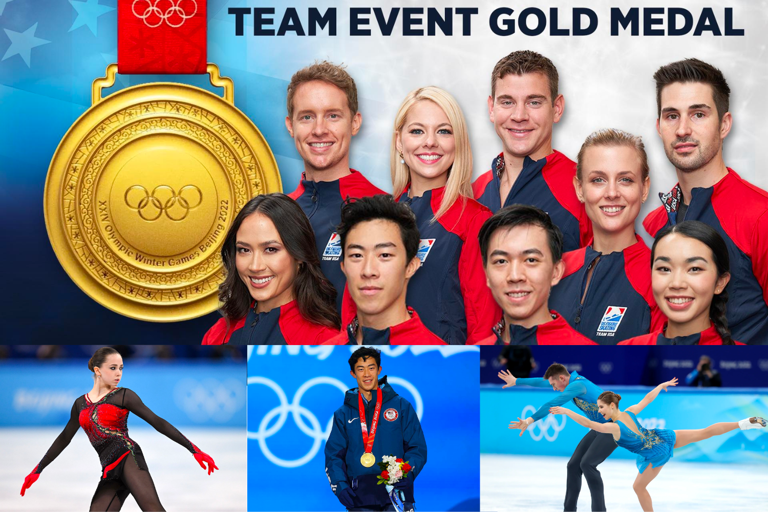 In a turn of events, the 2022 U.S. Olympic figure skating team has marked their names in history as the first U.S. figure skating group to receive the Olympic gold medal.