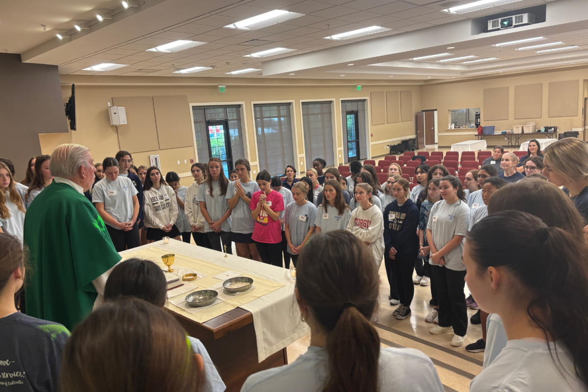 The senior class of 2025 embrace moments of reflection, faith, and unity during their Day of Recollection at DaySpring Episcopal Conference Center, celebrating their journey and strengthening bonds as they prepare for graduation.