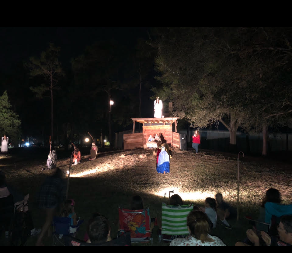 The Live Nativity takes place the weekend before Christmas each year, in 2024 it will be on December 20 and December 21.