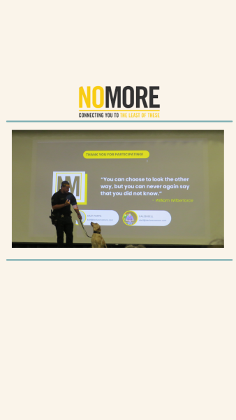 Corporal Marvin Keys taught us about the importance of raising awareness of human trafficking and its prevalence in the U.S.