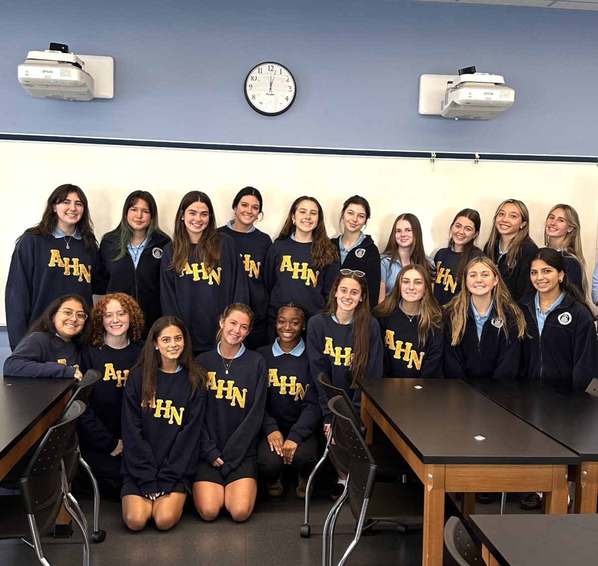 Robert Bishop's Advisory during first Community Time of the day.