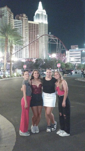 Bruno Mars concert, Las Vegas. Annabelle Bennett ('26), Katelyn Papy ('27), Bridget Swenson ('28), Ansley Horn ('27).