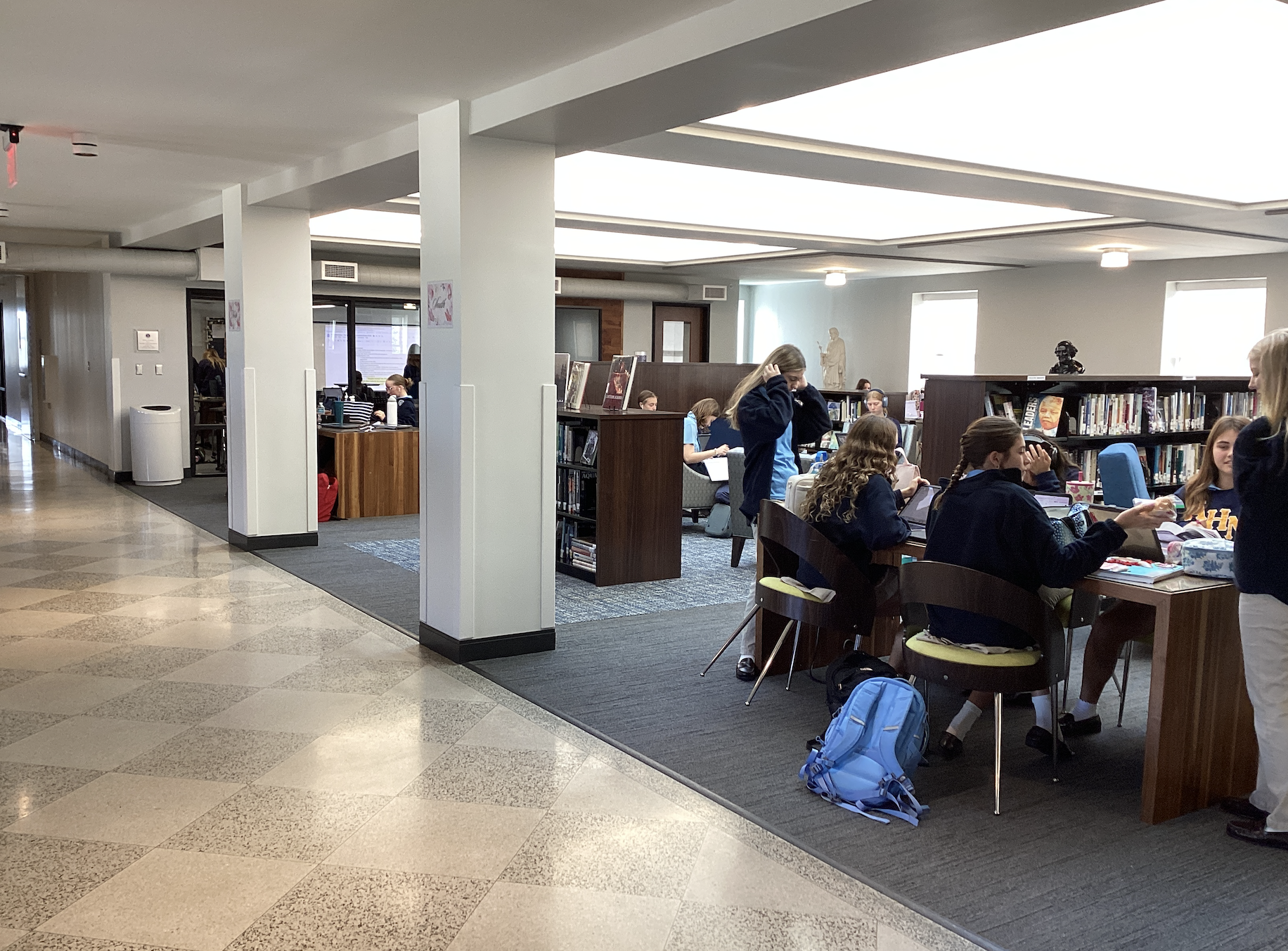 An inside look at the fourth floor commons. 