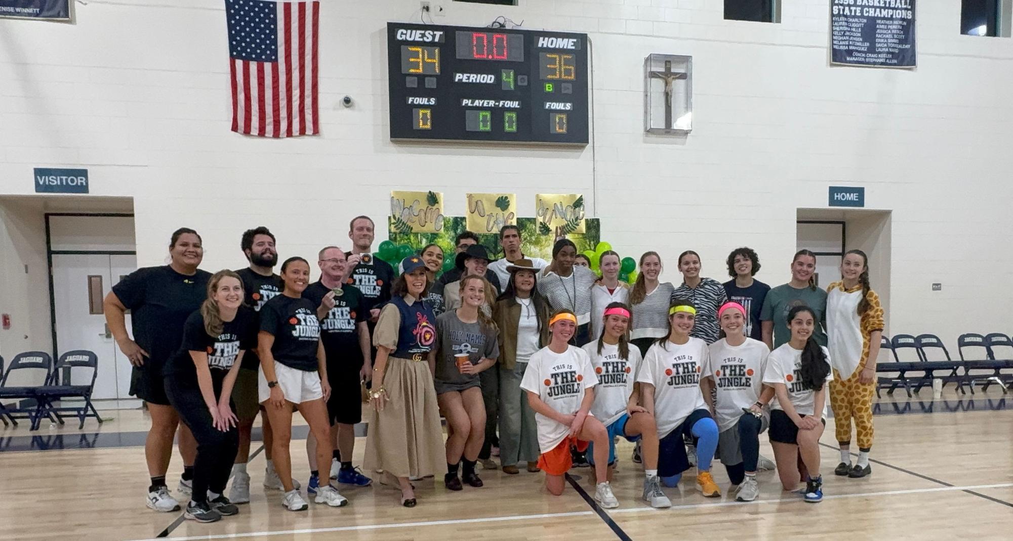 This was the first annual fundraiser, bridging together sports with service in the second semester alongside "Spike and Splash".