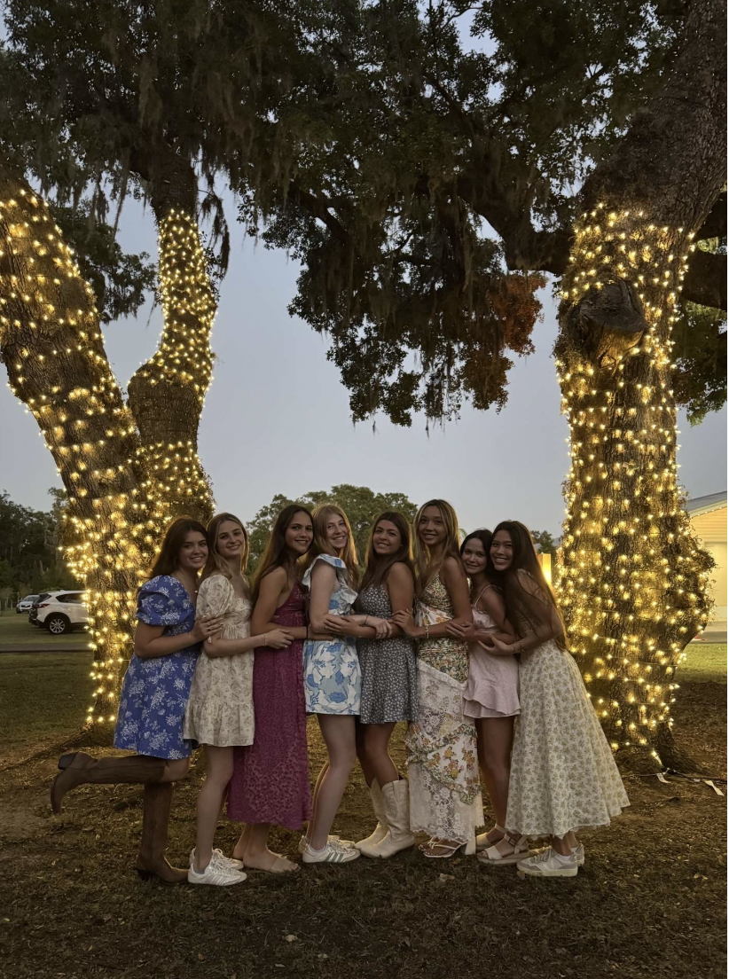 Academy seniors spending time together. 