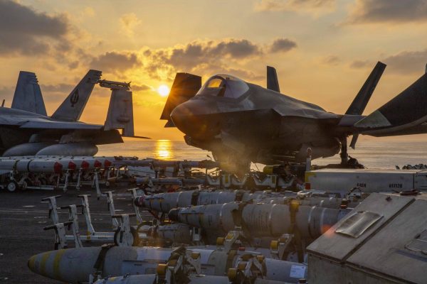 The USS Abraham Lincoln, a U.S. aircraft carrier, conducts operations to support Operation Epic Fury