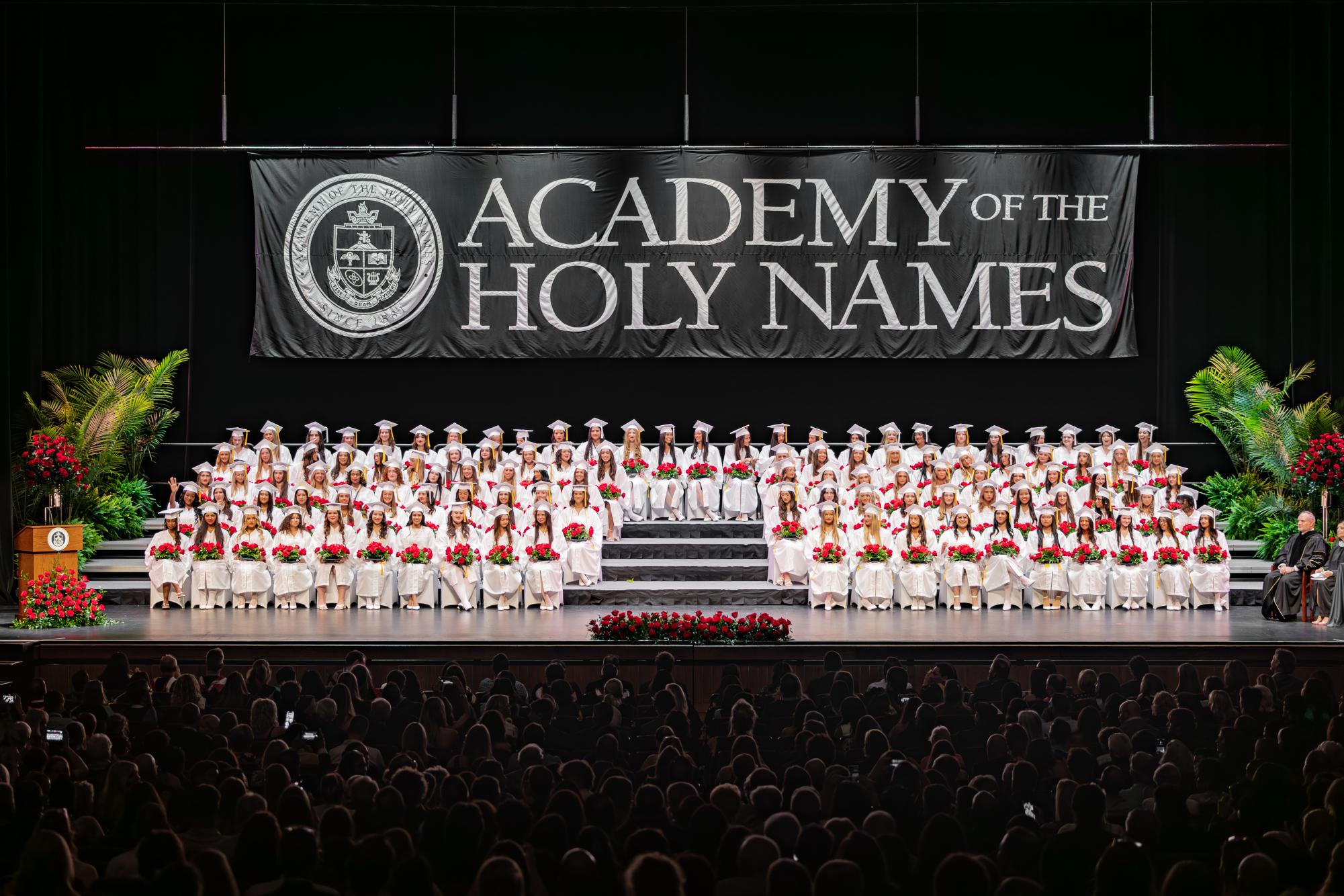 Academy's Class of 2026 seated in Morsani Hall